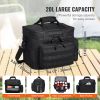 VEVOR Cooler Bag, 20L Insulated Lunch Bag with Molle Design and Multi-Pocket, 600D Cooler Lunch Box with Removable Storage Bags