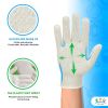 360 Pack Natural Color Working Gloves S size. Cotton Polyester Gloves. Reusable Washable Knit Gloves, Medium Weight Gloves