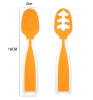 2Pcs Baby Spoons, Feeding Littles, Silicone Pre-Spoon for Kids