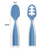 2Pcs Baby Spoons, Feeding Littles, Silicone Pre-Spoon for Kids