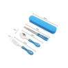 Children's three-piece cartoon cutlery stainless steel chopsticks spoon fork travel cutlery