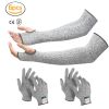 6pcs Multi-purpose Abrasion-resistant and Cut-resistant Sleeve and Glove Combination - Durable PE Material for Use in The Kitchen, Gardening