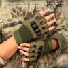 Half Finger Men's Gloves Outdoor Military Tactical Gloves Sports Shooting Hunting Airsoft Motorcycle Cycling Gloves