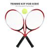 1pair Tennis Rackets With 1pc Tennis Ball & 1pc Bag; For Outdoor Sports; Tennis Playing; Friends And Family Entertainment