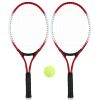 1pair Tennis Rackets With 1pc Tennis Ball & 1pc Bag; For Outdoor Sports; Tennis Playing; Friends And Family Entertainment